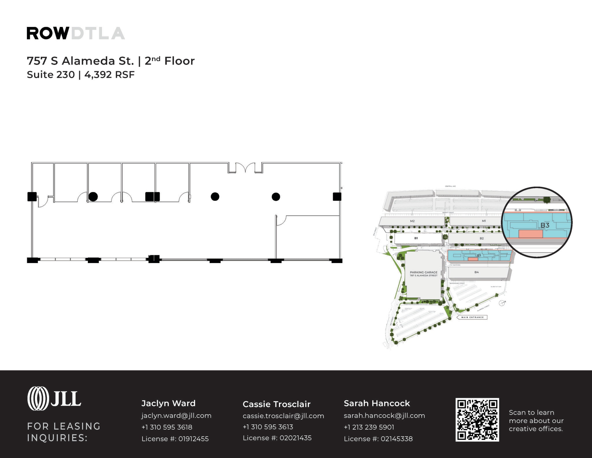 777 S Alameda St, Los Angeles, CA à louer Plan d’étage– Image 1 sur 1