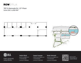777 S Alameda St, Los Angeles, CA à louer Plan d’étage– Image 1 sur 1