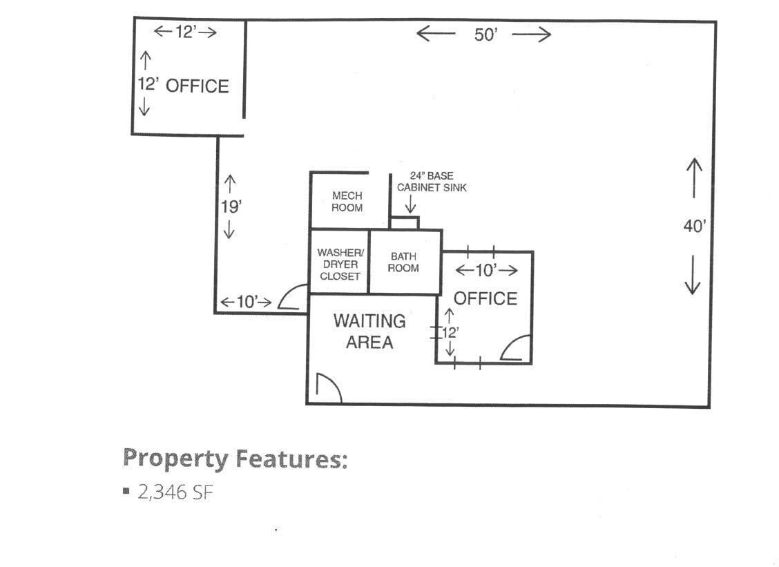 1205 York Rd, Lutherville, MD à louer Plan d’étage– Image 1 sur 1