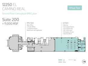 12250 El Camino Real, San Diego, CA à louer Plan d’étage– Image 1 sur 1