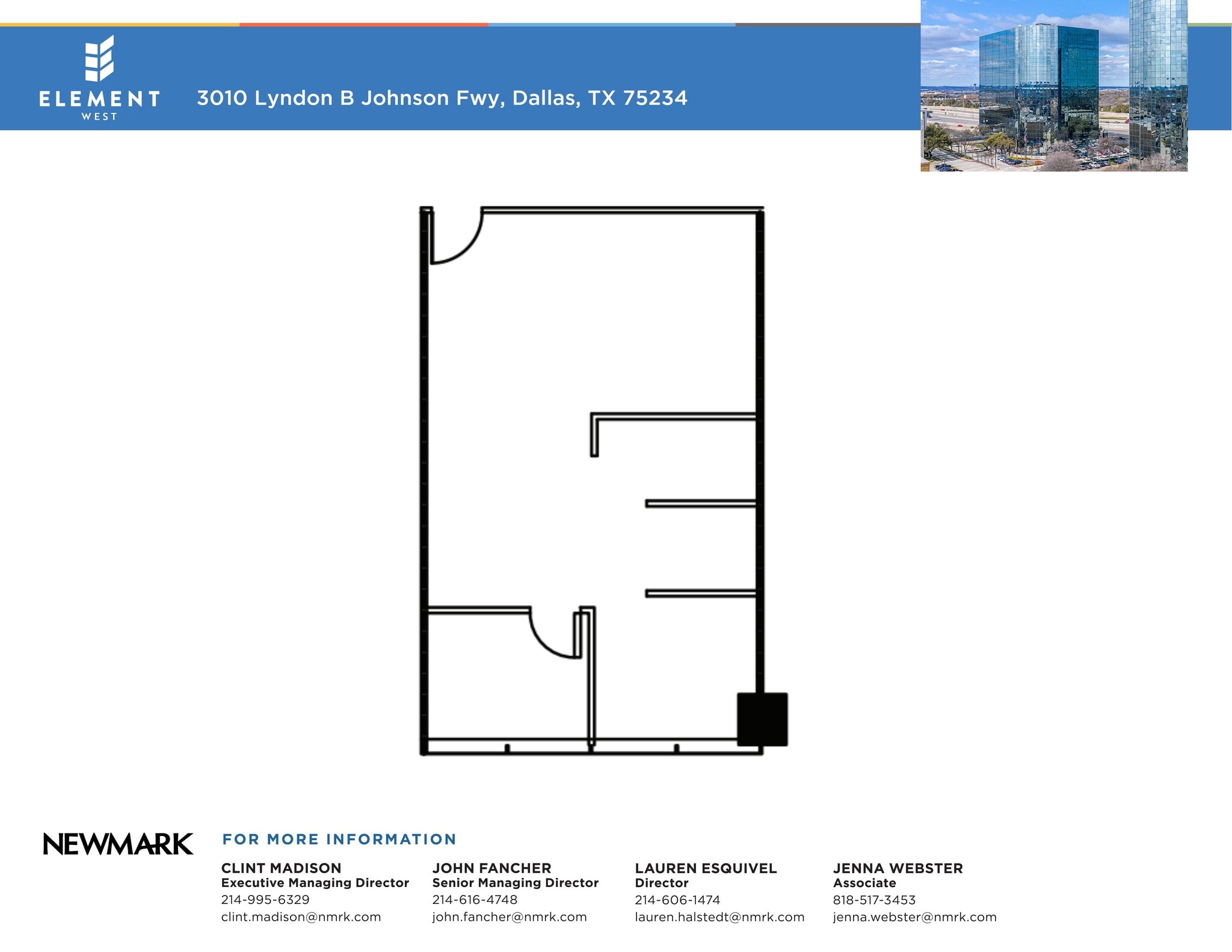 3010 Lyndon B Johnson Fwy, Dallas, TX à louer Plan de site– Image 1 sur 2