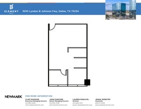 3010 Lyndon B Johnson Fwy, Dallas, TX à louer Plan de site– Image 1 sur 2