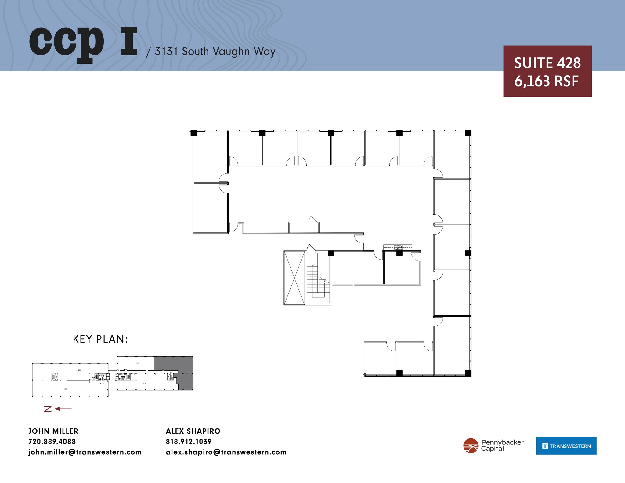 3131 S Vaughn Way, Aurora, CO à louer Plan de site– Image 1 sur 2