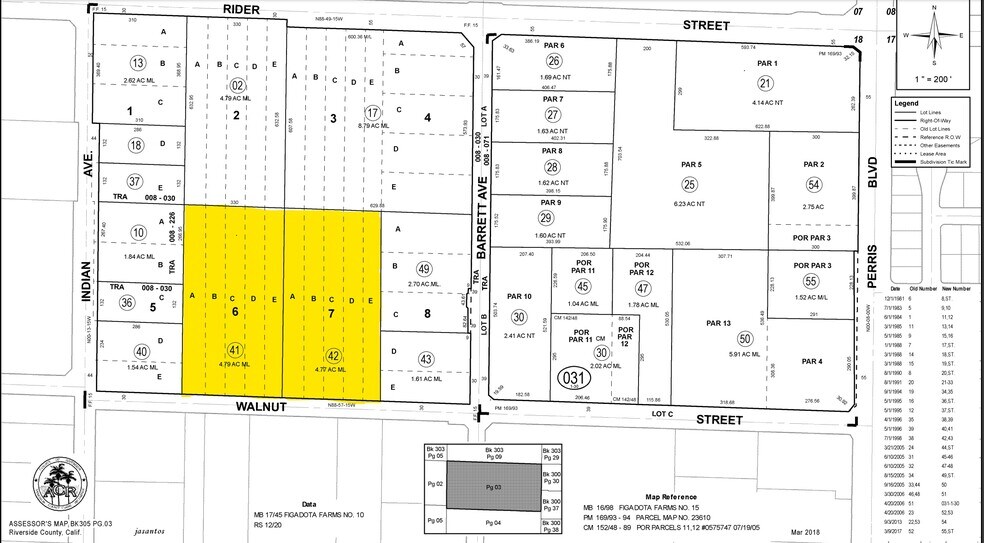 100 W Walnut Ave, Perris, CA à louer - Plan cadastral – Image 2 sur 8