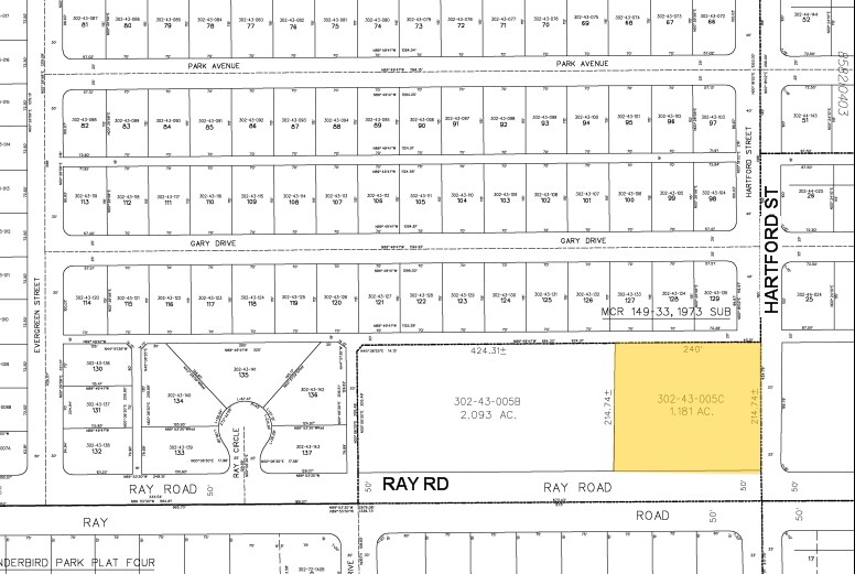 600 W Ray Rd, Chandler, AZ à louer - Plan cadastral – Image 2 sur 3
