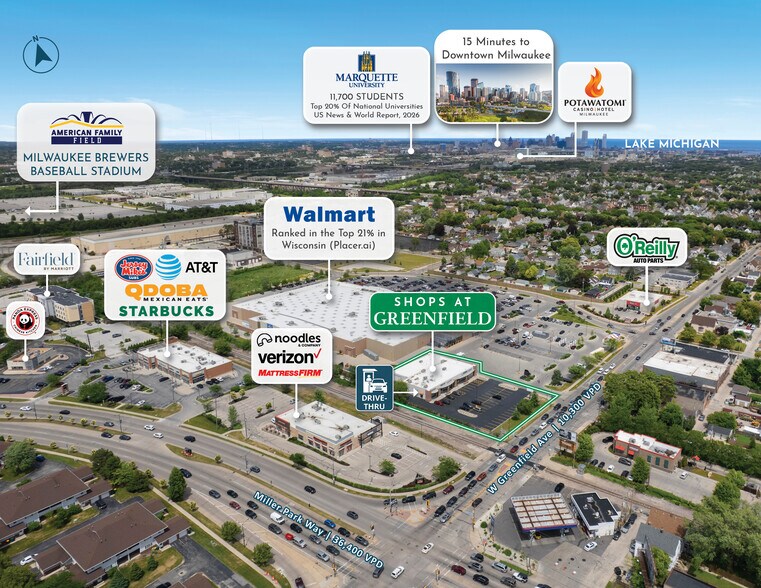 4202-4208 W Greenfield Ave, West Milwaukee, WI à vendre - Photo de l’immeuble – Image 2 sur 8