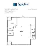 4135 Northgate Blvd, Sacramento, CA à louer Plan d’étage– Image 1 sur 3