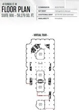 595 Bay St, Toronto, ON à louer Plan d’étage– Image 1 sur 1