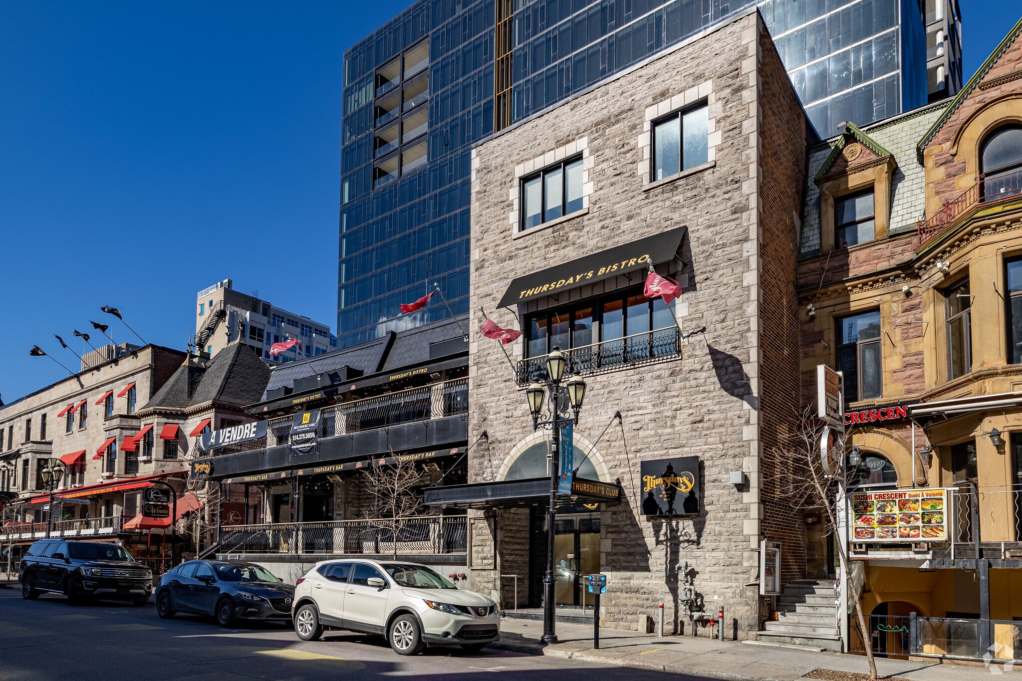 1441-1449 Rue Crescent, Montréal, QC à louer Photo principale– Image 1 sur 9