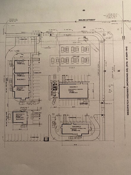 Swc Morning Dr & Niles St, Bakersfield, CA à louer - Plan d’étage – Image 1 sur 1