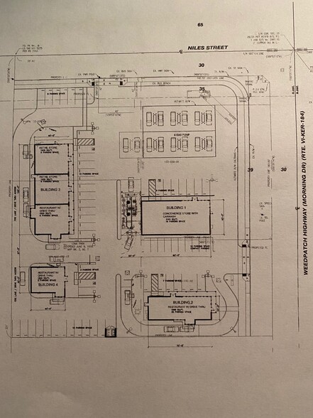 Swc Morning Dr & Niles St, Bakersfield, CA à louer - Plan d’étage – Image 1 sur 1