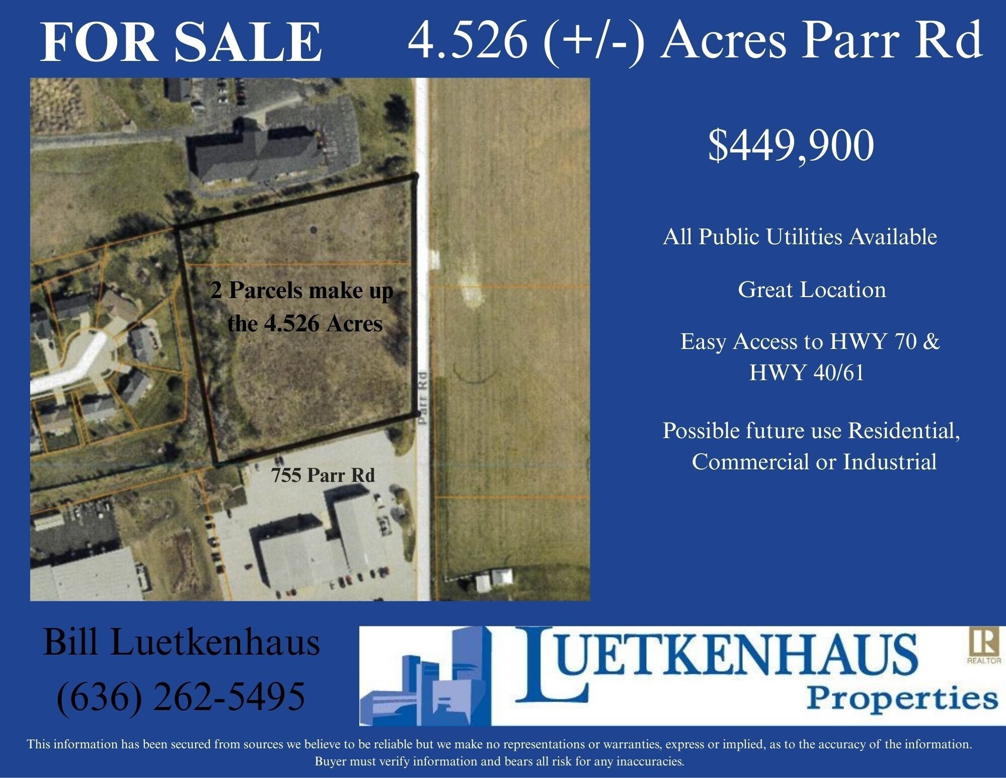 Parr Road, Wentzville, MO à vendre Photo principale– Image 1 sur 4