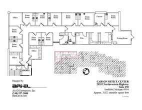 29355 Northwestern Hwy, Southfield, MI à louer Plan d’étage– Image 1 sur 5