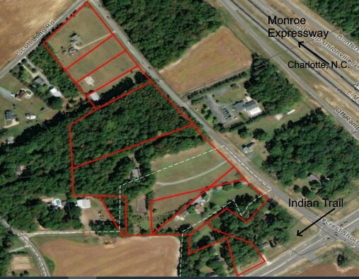 Secrest Short Cut/ Unionville Ind Trl Rd, Indian Trail, NC à vendre Photo de l’immeuble– Image 1 sur 3