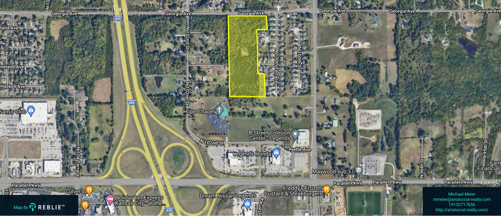 10100 Georgia Avenue, Kansas City, KS à vendre - Aérien – Image 2 sur 3
