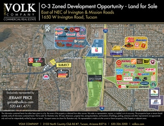 Plus de détails pour 1650 W Irvington Rd, Tucson, AZ - Terrain à vendre