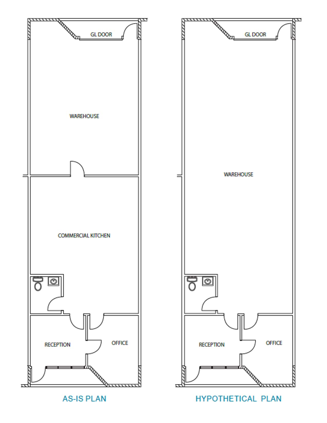 9909 Hibert St, San Diego, CA à louer Plan d’étage– Image 1 sur 2