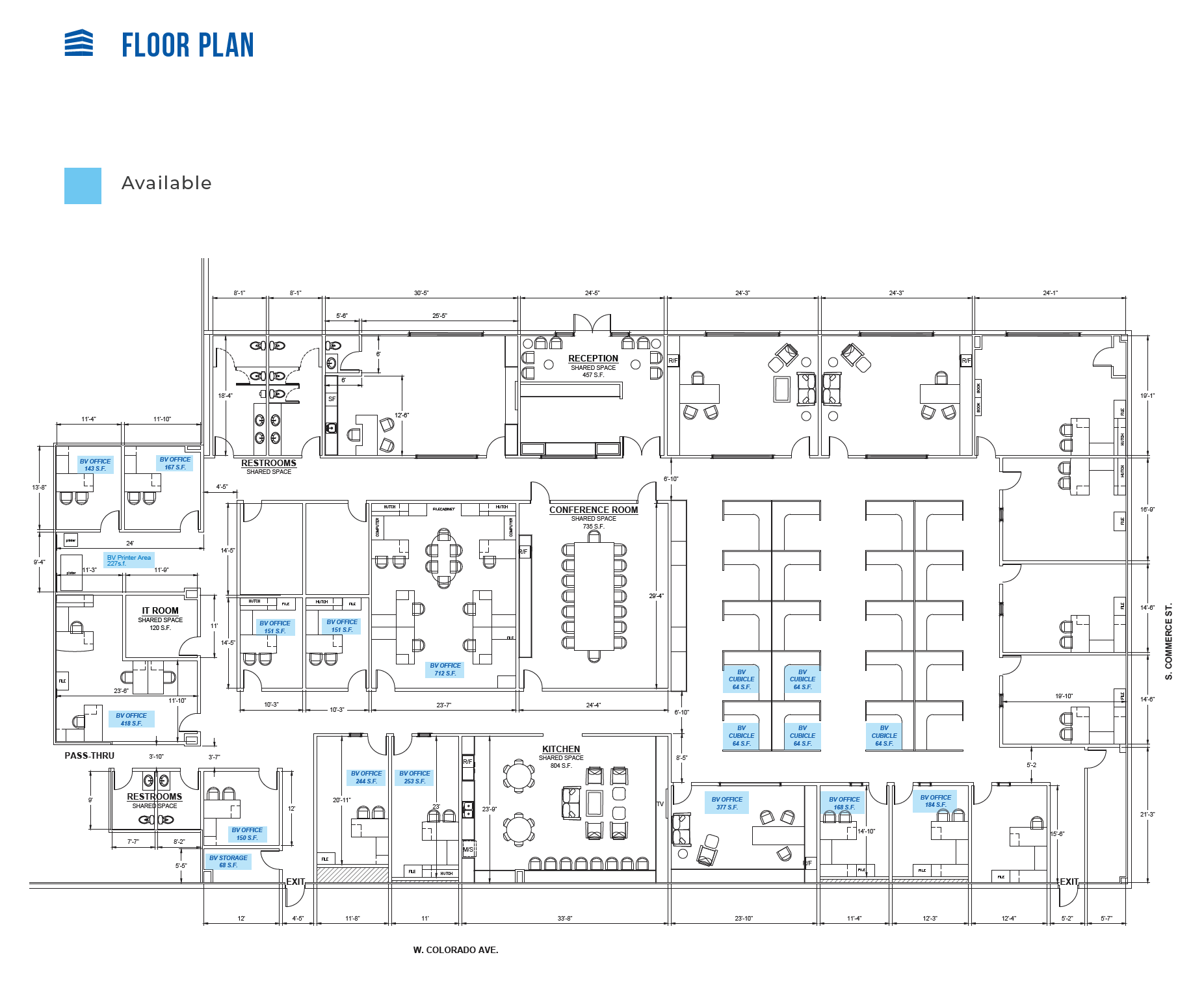 1220 S Commerce St, Las Vegas, NV à louer Plan d’étage– Image 1 sur 3