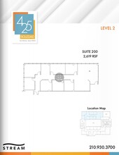 425 Soledad St, San Antonio, TX à louer Plan d’étage– Image 1 sur 1