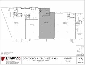 13115-13131 Waco Dr, Livonia, MI à louer Plan d’étage– Image 2 sur 2