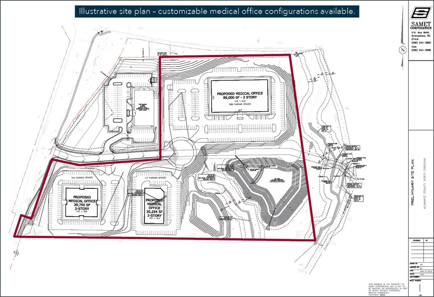 Grand Oaks Boulevard, Burlington, NC à vendre - Plan de site – Image 3 sur 3