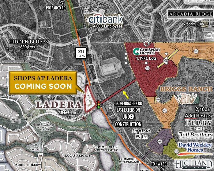 TX-211 & W. Grosenbacher Road, San Antonio, TX à vendre - Aérien – Image 3 sur 5