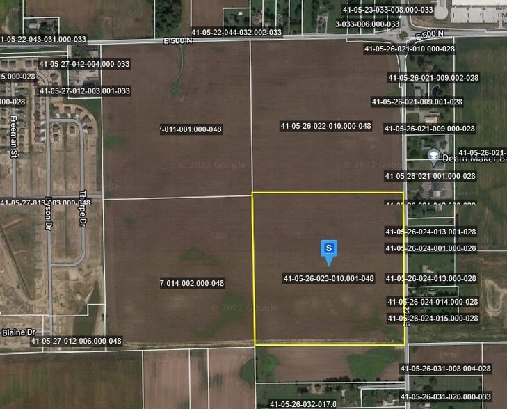 Whiteland Rd, Whiteland, IN à louer - Plan cadastral – Image 2 sur 2
