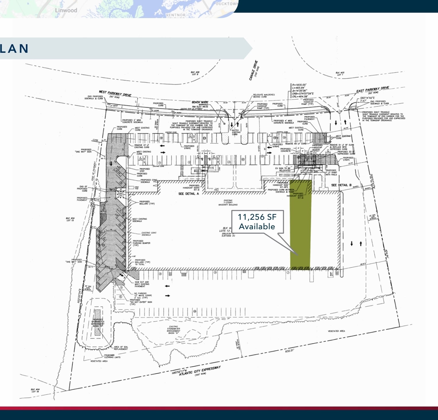 200 W Parkway Dr, Egg Harbor Township, NJ à louer Plan d’étage– Image 1 sur 6