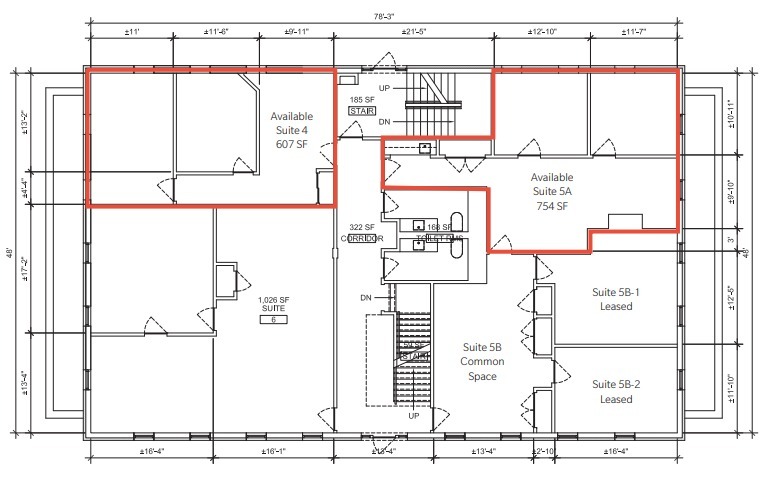 11019 N Towne Square Rd, Mequon, WI à louer Plan d’étage– Image 1 sur 1