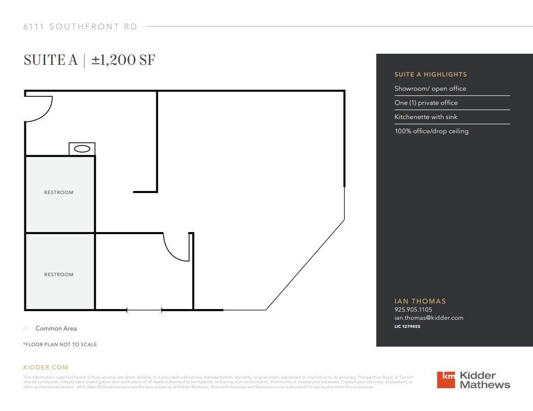 6111 Southfront Rd, Livermore, CA à louer Plan d’étage– Image 1 sur 1