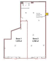 800 Flatbush Ave, Brooklyn, NY à louer Plan d’étage– Image 2 sur 2