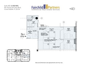 901 Ponce de Leon Blvd, Coral Gables, FL à louer Plan de site– Image 1 sur 1