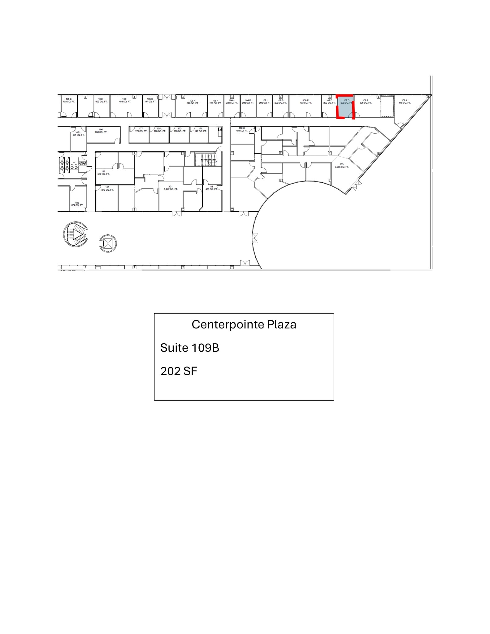 1030 Andrews Hwy, Midland, TX à louer Plan de site– Image 1 sur 1