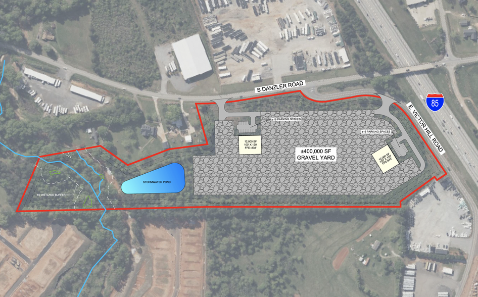 0 Danzler Rd, Duncan, SC à louer - Plan de site – Image 3 sur 3