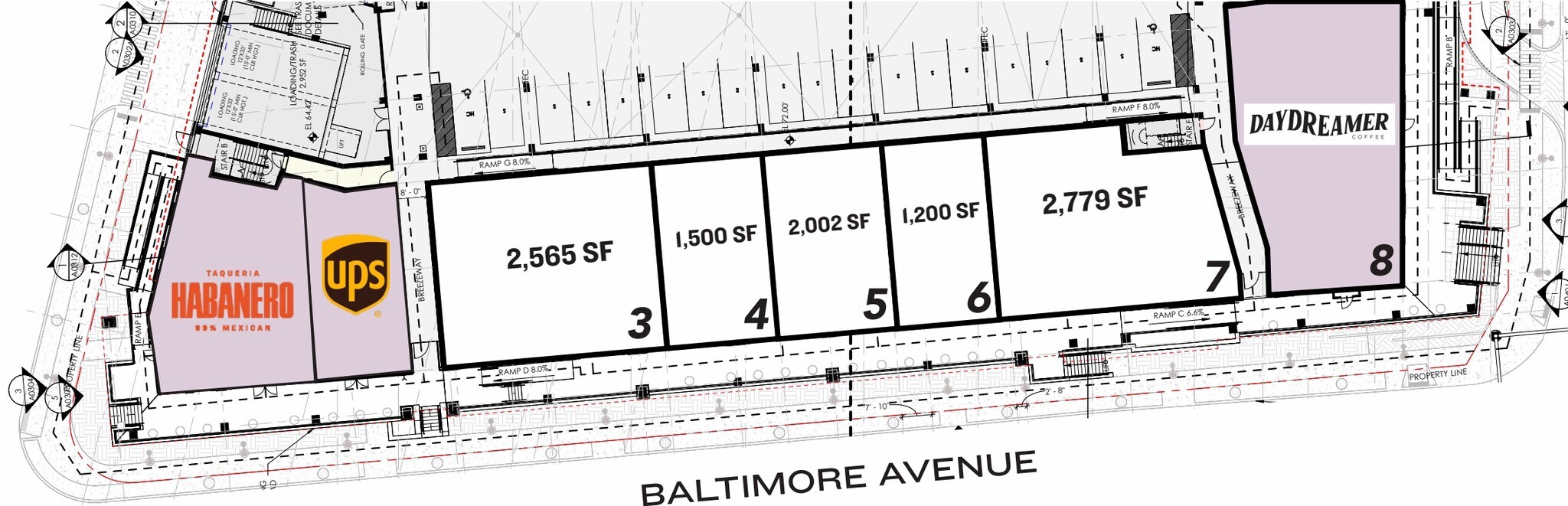 8145 Baltimore Ave, College Park, MD à louer Plan de site– Image 1 sur 1