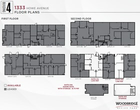 1321 Howe Ave, Sacramento, CA à louer Plan d’étage– Image 1 sur 1