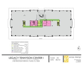 5100 Tennyson Pky, Plano, TX à louer Plan d’étage– Image 2 sur 2