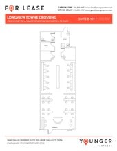 3096 N Eastman Rd, Longview, TX à louer Plan d’étage– Image 1 sur 2