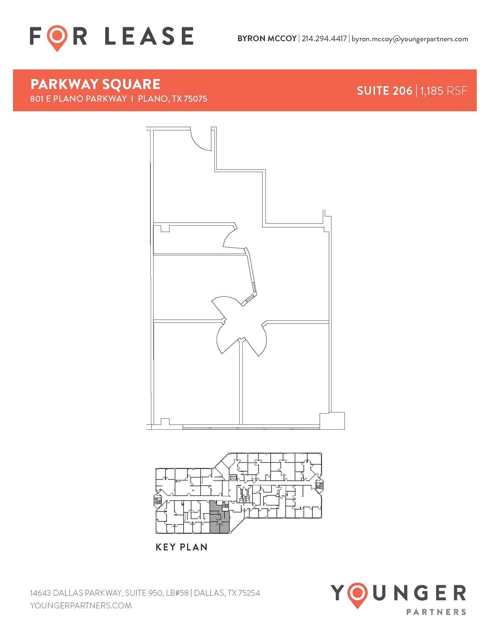 801 E Plano Pky, Plano, TX à louer Plan d’étage– Image 1 sur 1