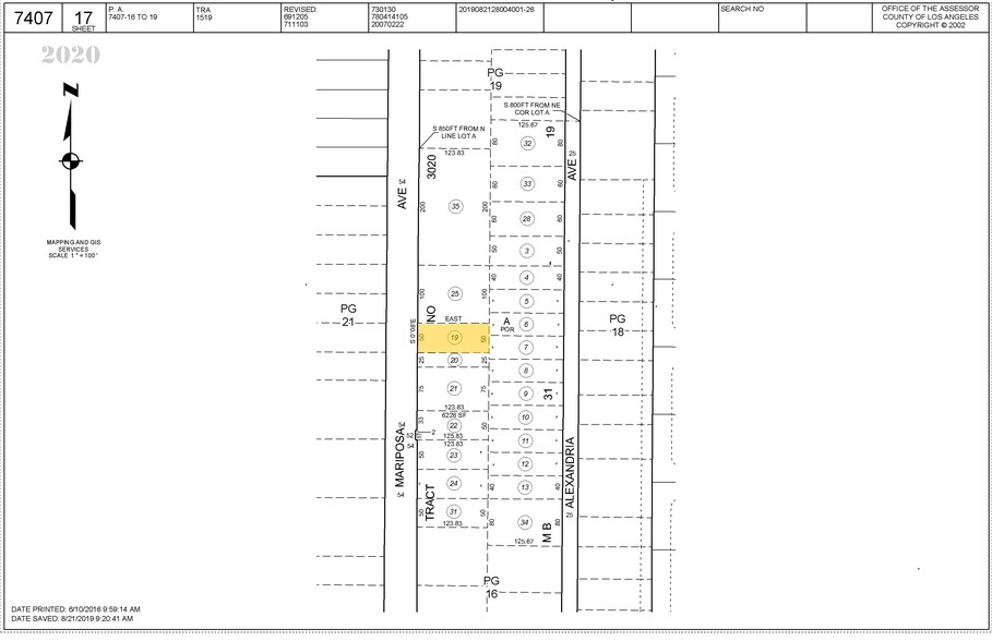 23120 Mariposa Ave, Torrance, CA à vendre - Plan cadastral – Image 3 sur 3