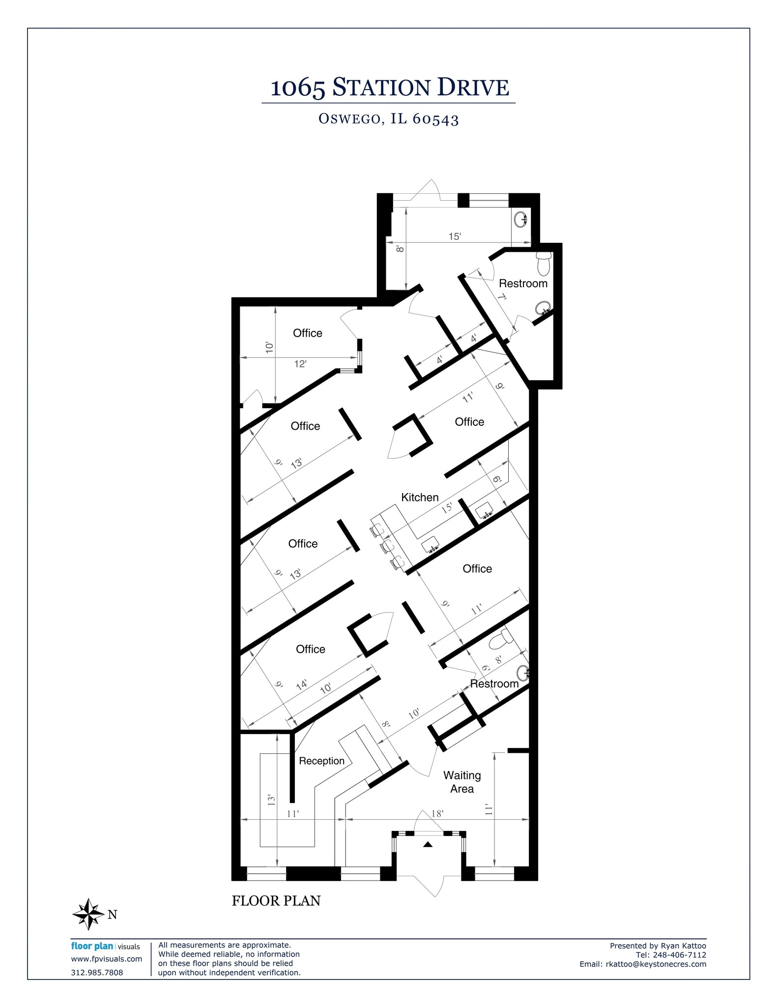 1023 Station Dr, Oswego, IL à louer Plan de site– Image 1 sur 4