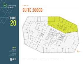 1601 5th Ave, Seattle, WA à louer Plan d’étage– Image 2 sur 2