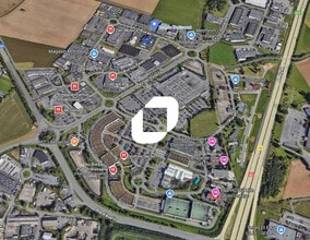 Seclin - VUE AÉRIENNE vue de carte