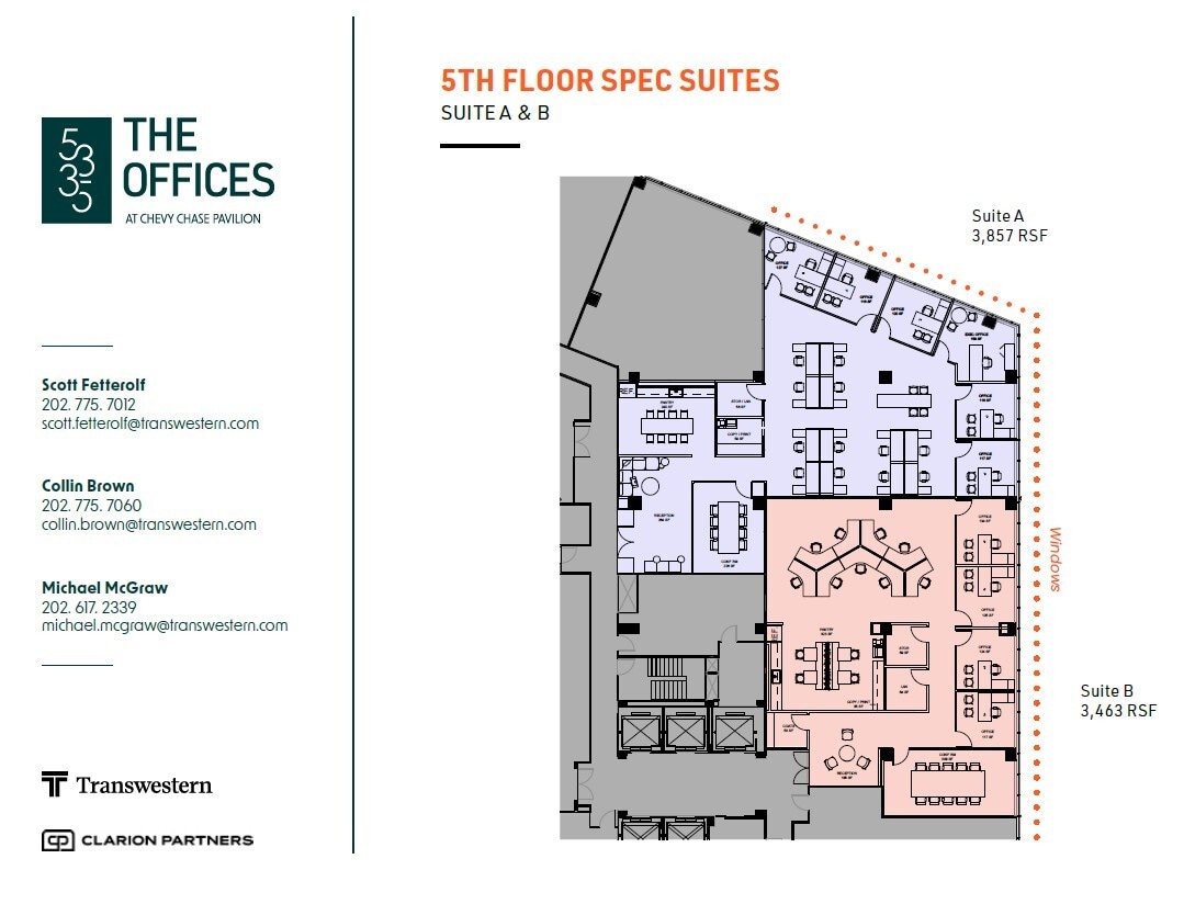 5335 Wisconsin Ave NW, Washington, DC à louer Plan d’étage– Image 1 sur 1