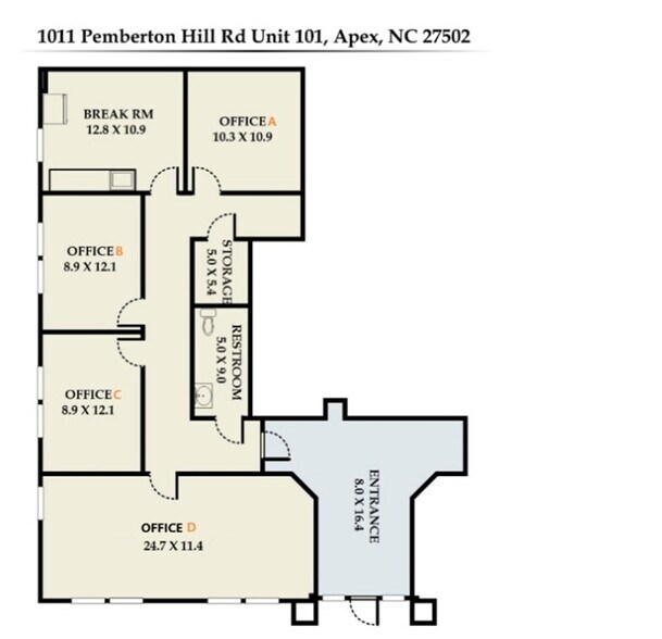 1011 Pemberton Hill Rd, Apex, NC à louer - Photo de l’immeuble – Image 3 sur 13