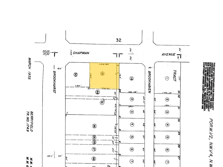 10072-10084 Chapman Ave, Garden Grove, CA à louer - Plan cadastral – Image 2 sur 8