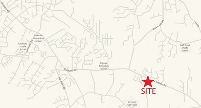 6777 Cleveland Rd, Clayton, NC - VUE AÉRIENNE vue de carte