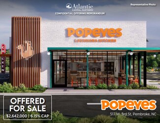 Plus de détails pour 518 3rd st, Pembroke, NC - Local commercial à vendre