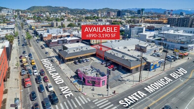 6775-6785 Santa Monica Blvd, Los Angeles, CA à louer Photo de l’immeuble– Image 2 sur 2
