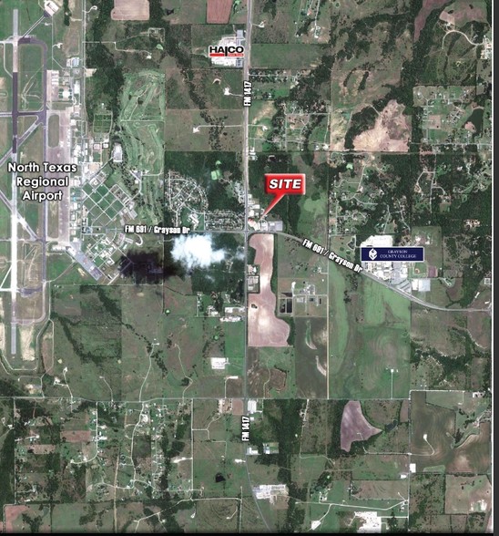 7319 FM 691, Denison, TX à louer - Aérien – Image 3 sur 3